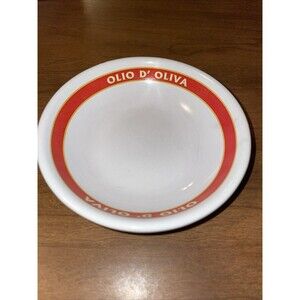 Pottery Barn®️ Vintage Pasta Parmigiano Olio D’olivia Dipping Bowl~5”